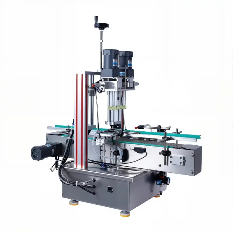 

Automatic Capping Machine for Shampoo, Cream Jars & Water Bottles, Bottle Cap Sealing & Closing Machine