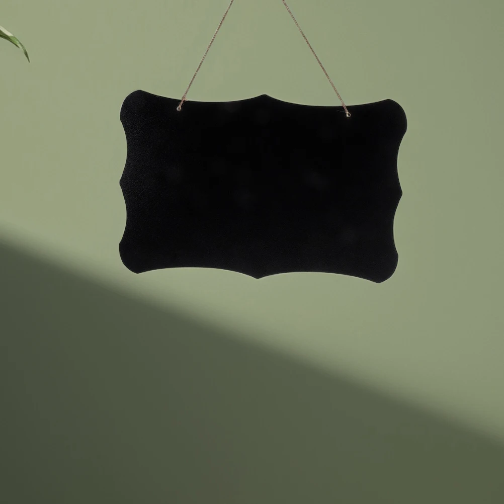 3 قطعة علامات السبورة المعلقة مزدوجة الوجهين سبورة خشبية قابلة للمسح للمنزل مكتب حفل زفاف بوفيه القائمة علامة جدار ملاحظة