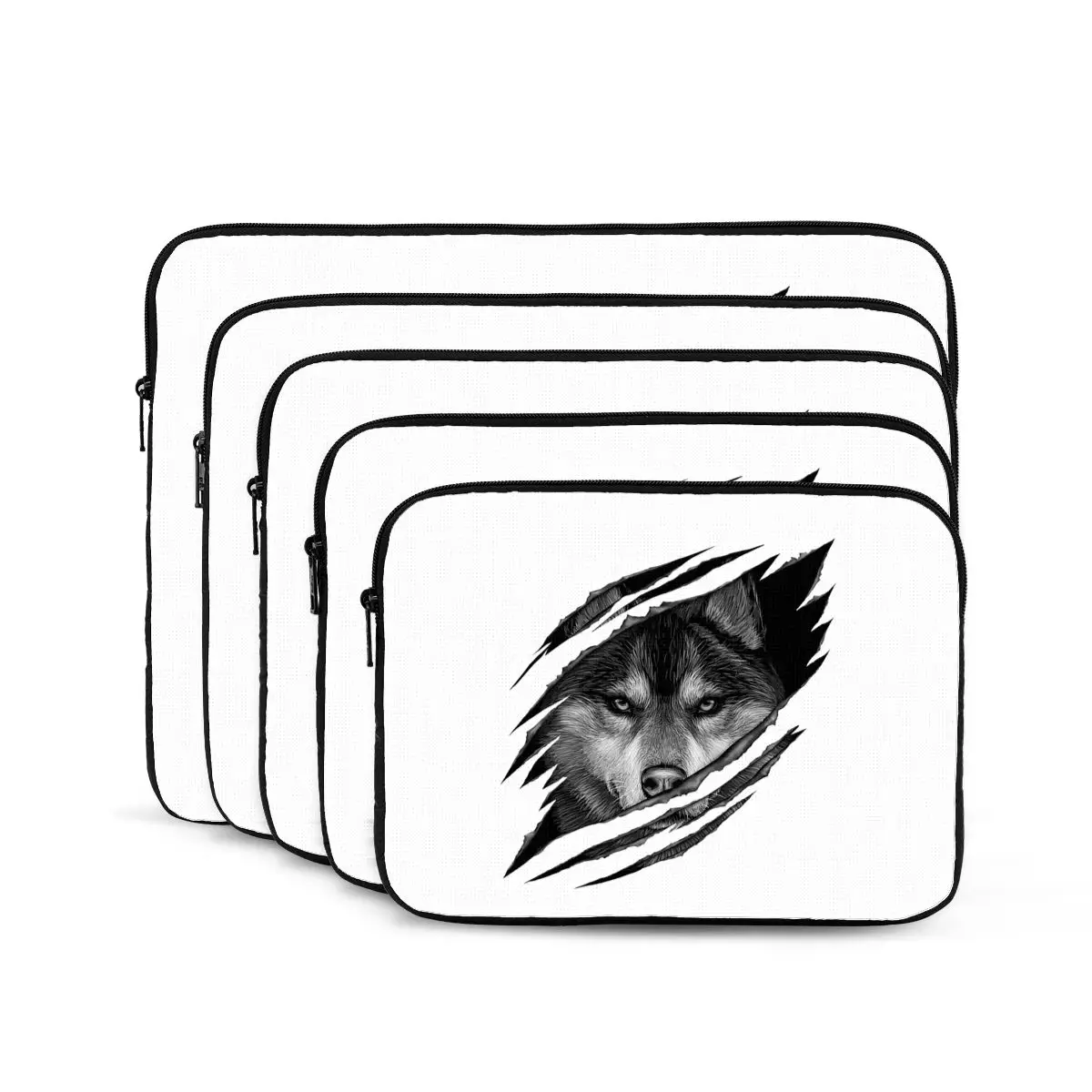 حقيبة كمبيوتر محمول للكمبيوتر المحمول بتصميم Cool Wolf RAR، حقيبة غطاء للكمبيوتر المحمول، حقيبة كمبيوتر لوحي مضادة للصدمات