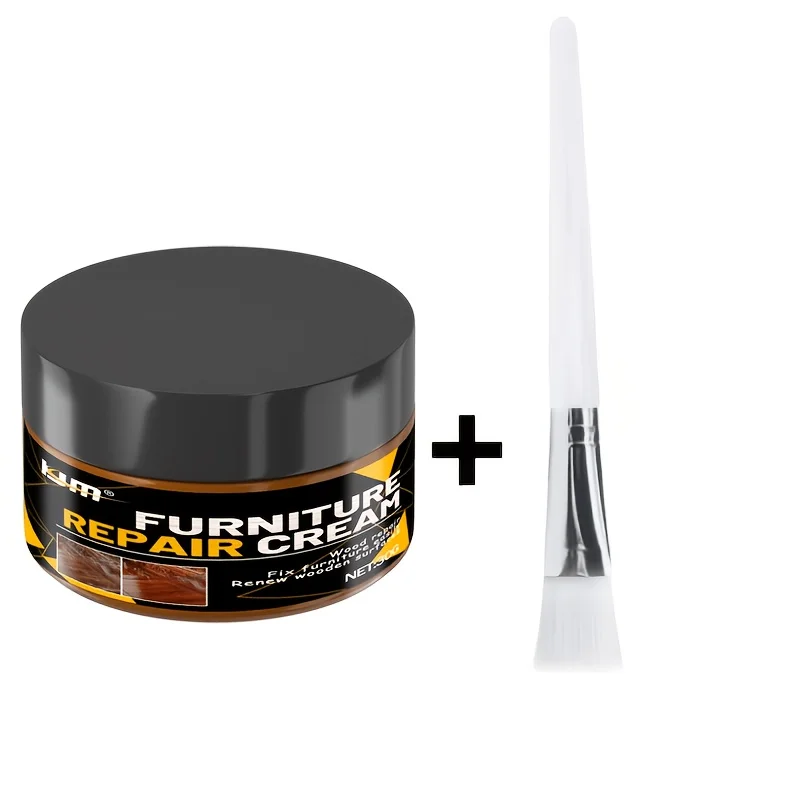 KJM Wood Repair Paste For Furniture Scratch Crack Fading Touch Up Wax Wood Grain Restorer For Doors Tables Cabinets Floors