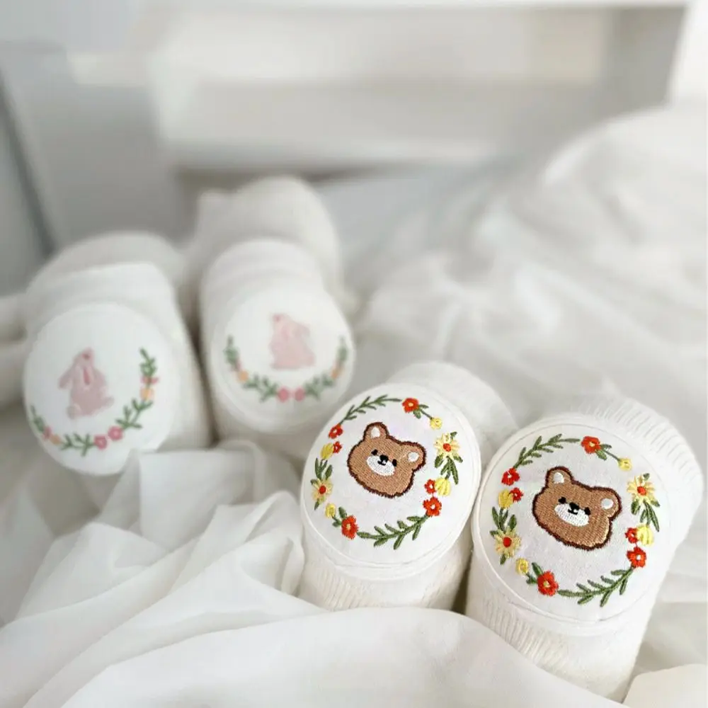 Pelindung Lutut Bayi Katun Desain Kartun Spons Merangkak Balita Pelindung Siku Balita Pelindung Lutut Penghangat Kaki Anak Pelindung Kaki