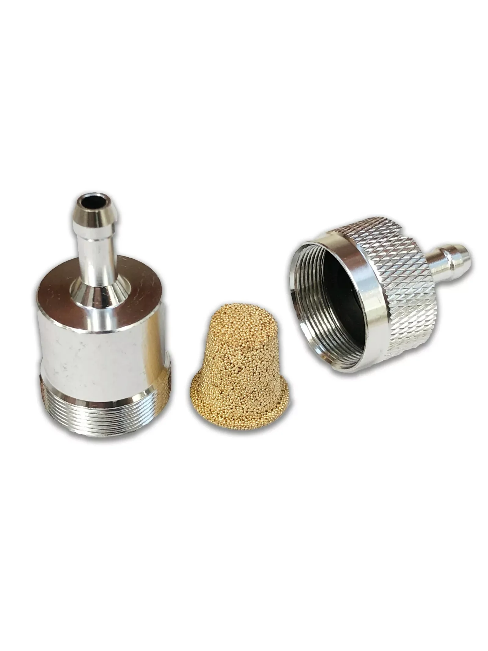 1pc motos alliage billette carburant essence filtre en ligne 1/4 6mm noyau de cuivre filtre à carburant motos accessoires