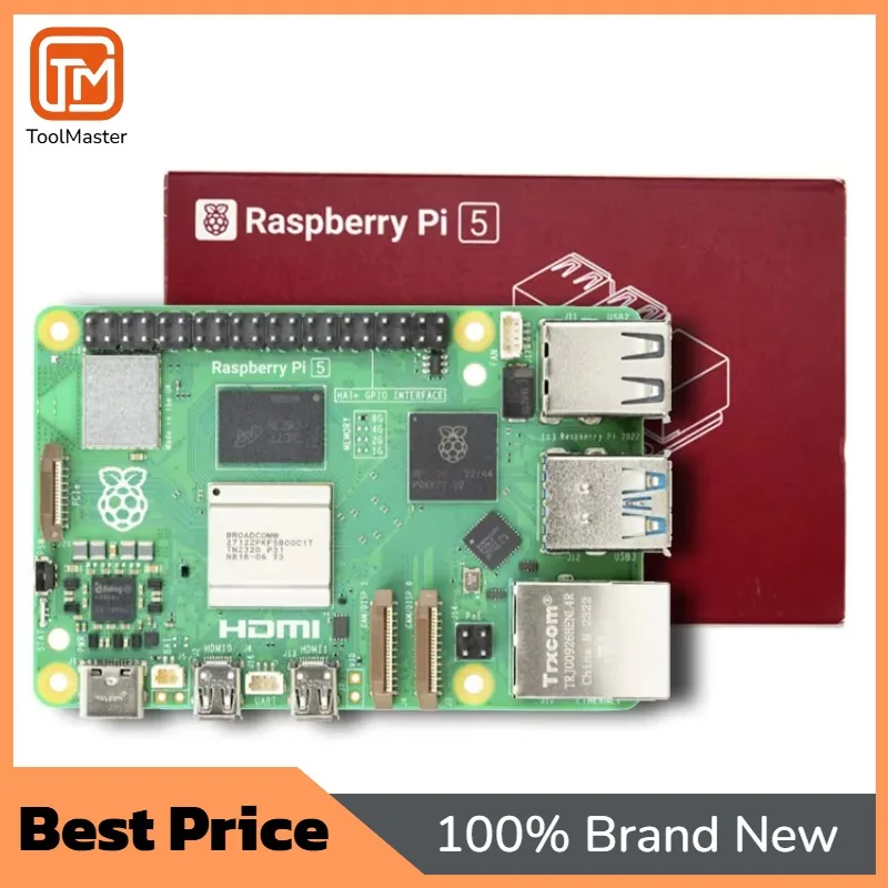 

【Hot Sale】Wholesale OEM Brand Raspberry Pi 5 Model B/5B 2GB/4GB/8GB/16GB RAM Development Board Kit Complete Accessories Guangdon