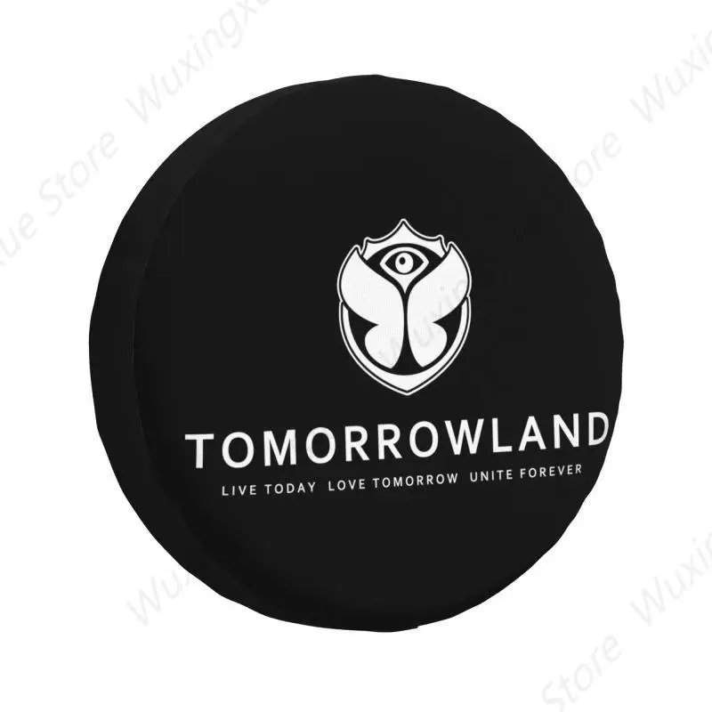 Tomorrowland Spare Wheel Tire Cover for Honda CRV Belgian Electronic Dance Music Jeep RV SUV Trailer Vehicle Accessories