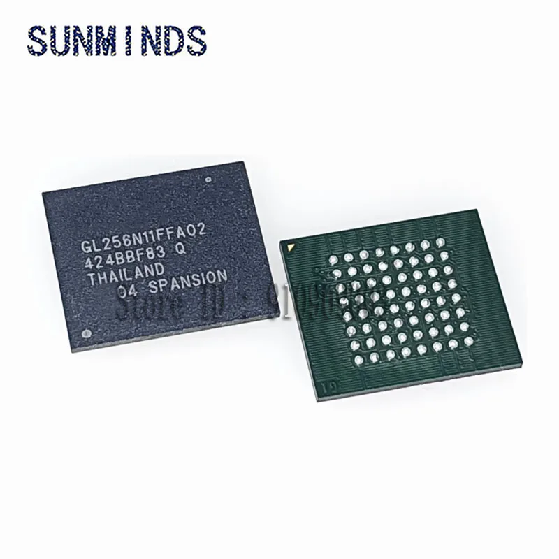 10Pcs S29GL256N11FFA02 BGA-64 S29GL256 BGA64 GL256N11FFA02 GL256N11FFA Car chip computer memory chip New and original