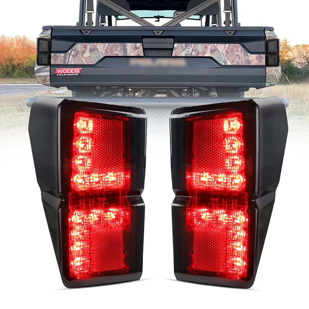 

LED Tail Lights Brake Light for Polaris Ranger XP 1000 / Crew 2018-2021 UTV ATV Plug and Play Part Number 2413766