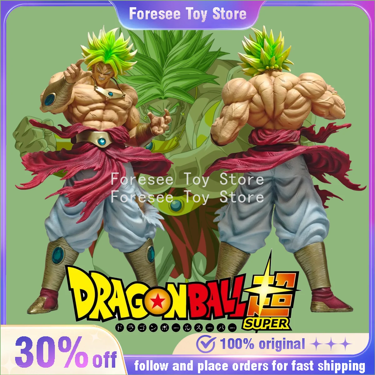 

50cm/19.69inch Dragon Ball Z Broly Jt Statue Figure Ssj3 Broly Super Saiyan PVC Action Figures Collection Mode Toys Gifts