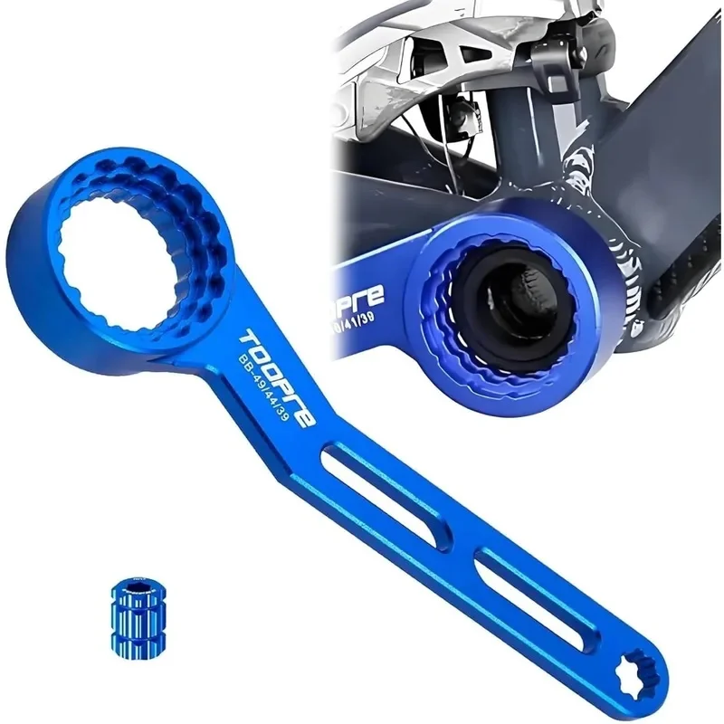 6-in-1 Crank Puller & Bottom Bracket Tool FOR 12/16 Teeth, 39/41/44/46/49mm Bike BB Wrench, Bicycle Crank Removal Repair Kit