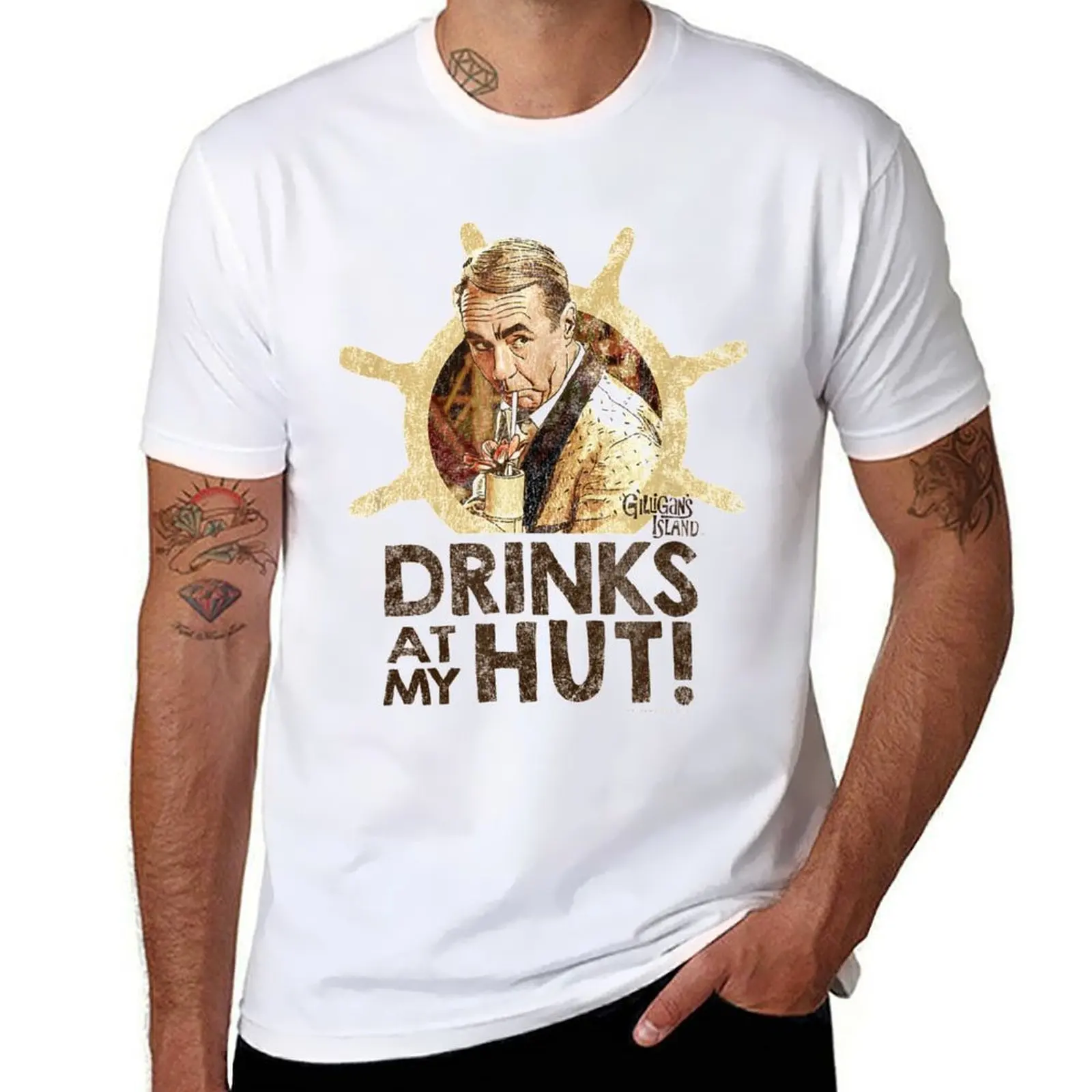 

Gilligan's Island Mr. Howell Drinks T-Shirt t shirt man casual man t shirt graphic T-Shirt