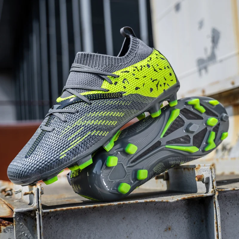 Scarpe da calcio da uomo di alta qualità Scarpe da calcio da allenamento FG Scarpe da ginnastica antiscivolo per erba artificiale Scarpe da calcio per esterni della lega sociale