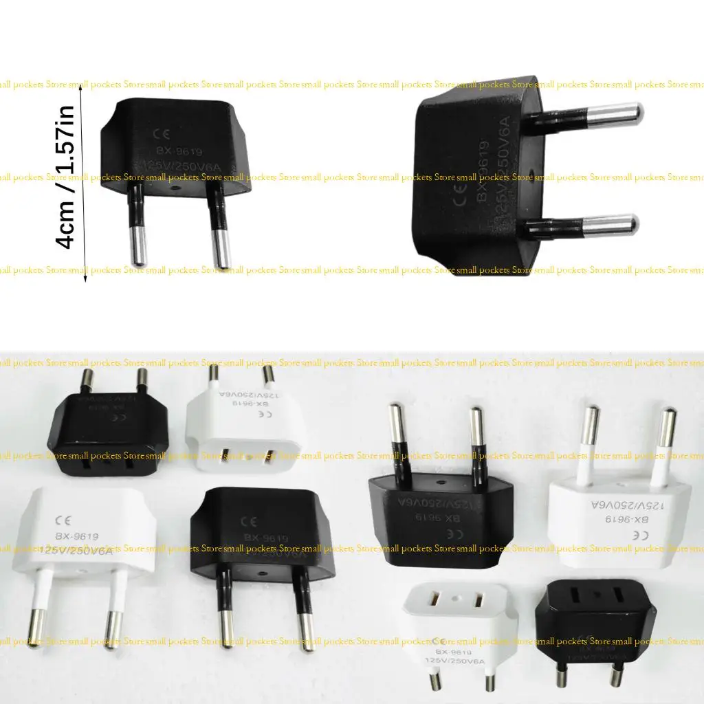 Przenośne adapter przenośnika R1wd do Europy do Europy Plug Adapter Travel European