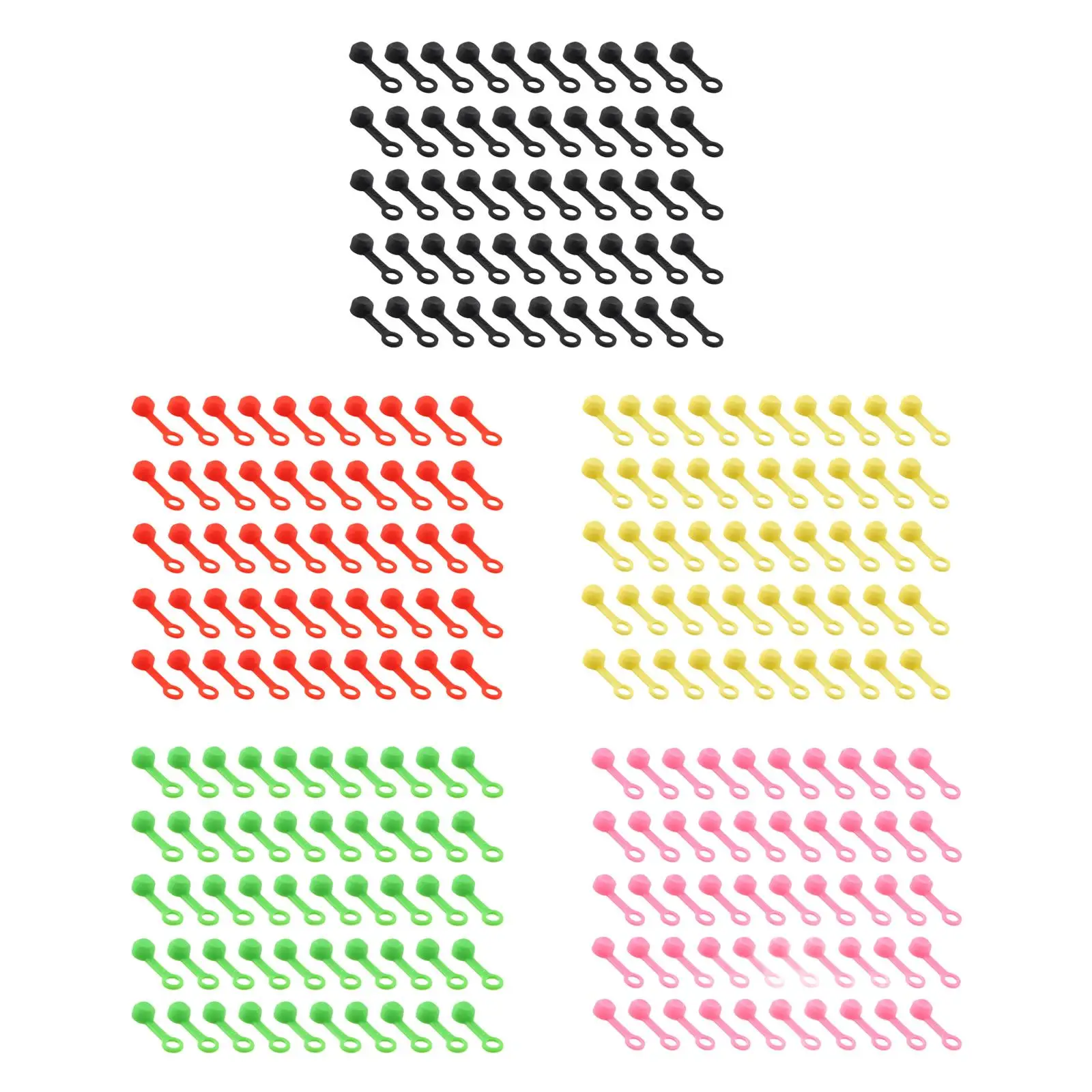 

50 резиновых колпачков для прокачки велосипедных тормозов с держателем, монтажная крышка велосипедного дискового тормоза для горного велосипеда