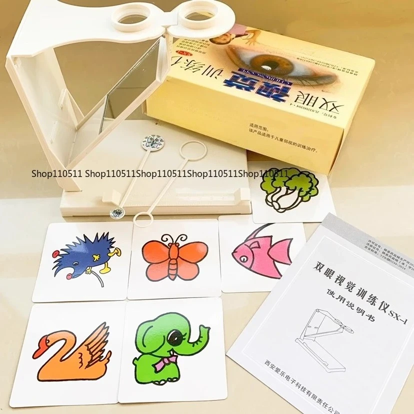 

1 комплект стереоскопов Cheiroscopes Amblyopia Trainer Vision Tester Tools