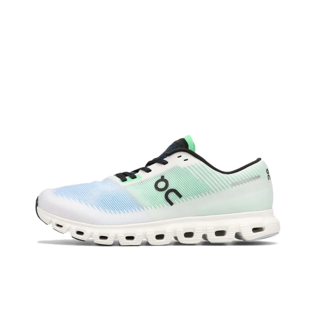 On Cloud 6 Low top Running Shoes Men's White Green Blue 3MF10053001