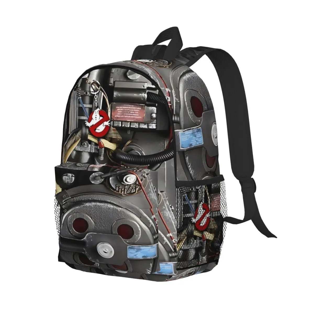 Mochila Proton Ghostbuster para meninas e meninos, grande capacidade mochila estudantil, leve à prova d'água, 15 Polegada