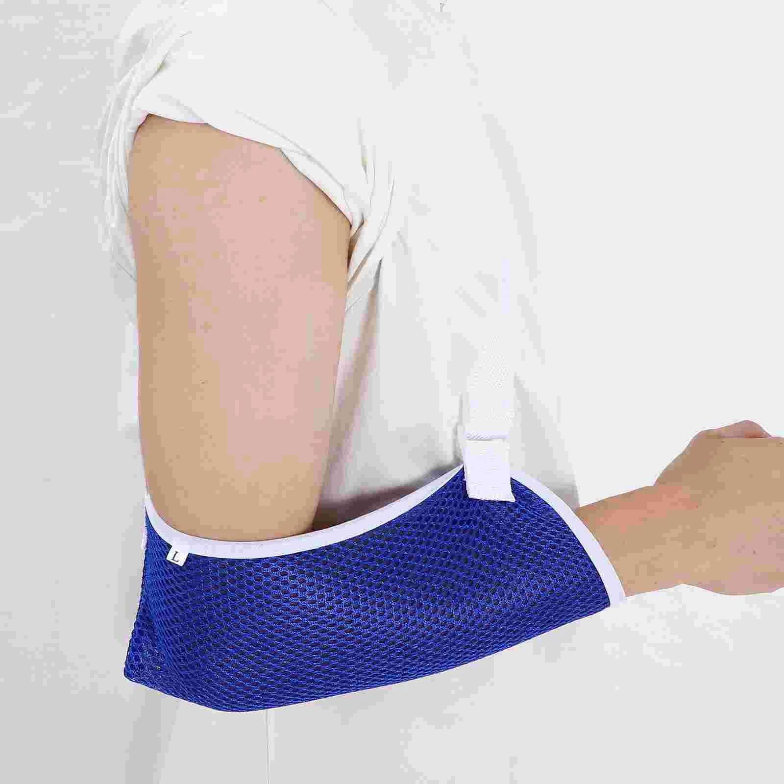 Arm Sling Shoulder Immobilizer Bandage The Breathable Child with Wrist Strap for Kids