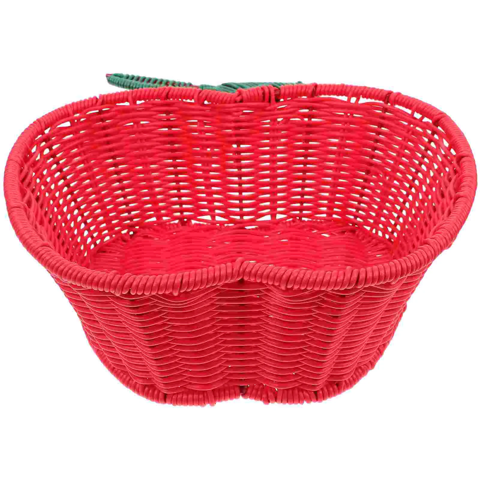 

Apple Shape Basket Fruit Basket Nut Snack Storage Basket Cartoon Woven Basket Fruit Storage Basket Fruit Baskets For Kitchens