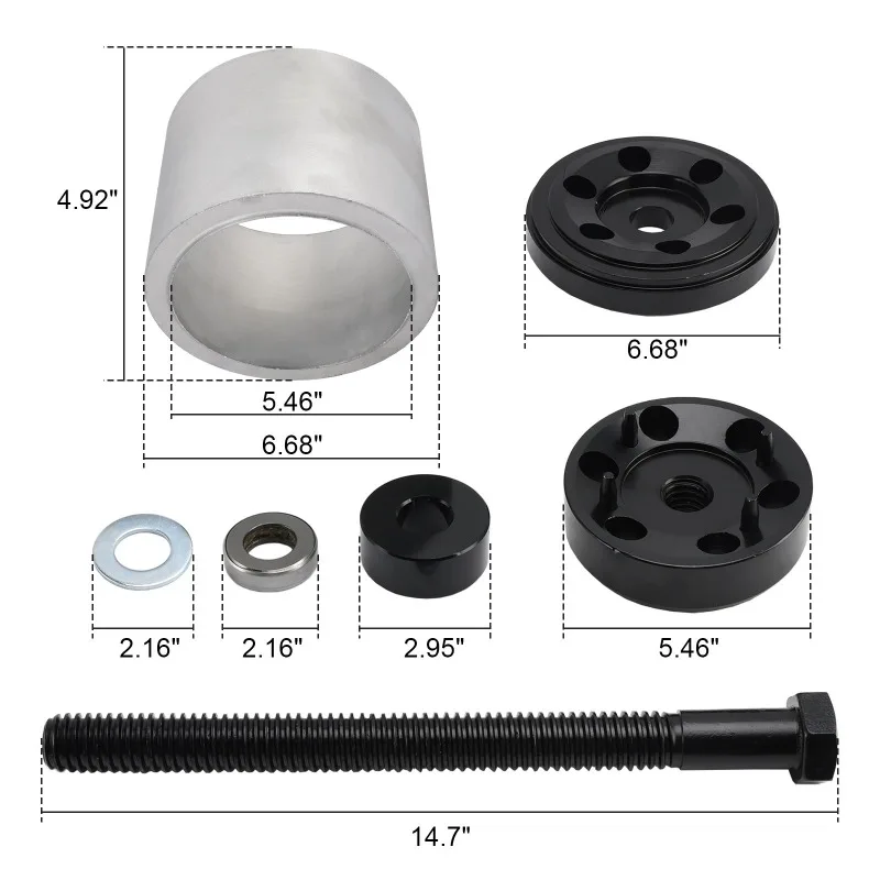 Bushing Installation Tool for Hendrickson Vantraax Narrow S-24736 TRB5914-T