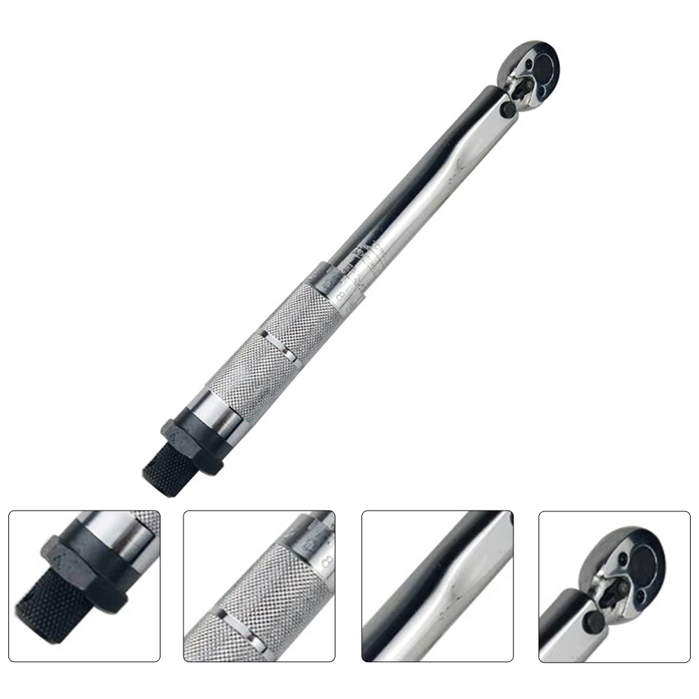 Chiave dinamometrica regolabile da 25 Nm per auto Auto Moto Azione liscia Tensione a cricchetto Acciaio al cromo vanadio Utensile manuale Auto