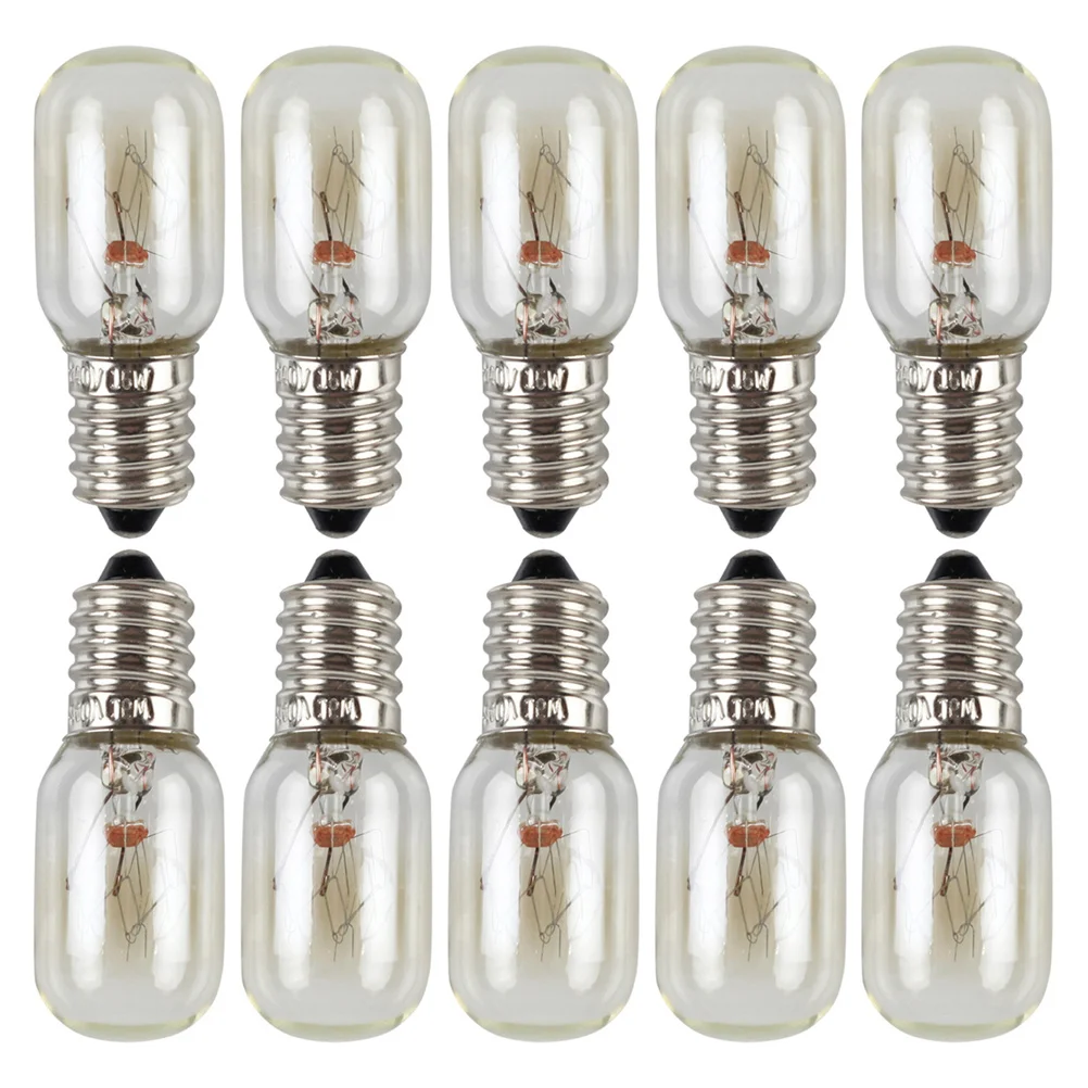

12Pcs 15W Fridge Light Bulbs Low Power Consumption Night Light Wax Warmer Bulb 230V Tungsten Uk Plug Bulbs Nightlight Bulb