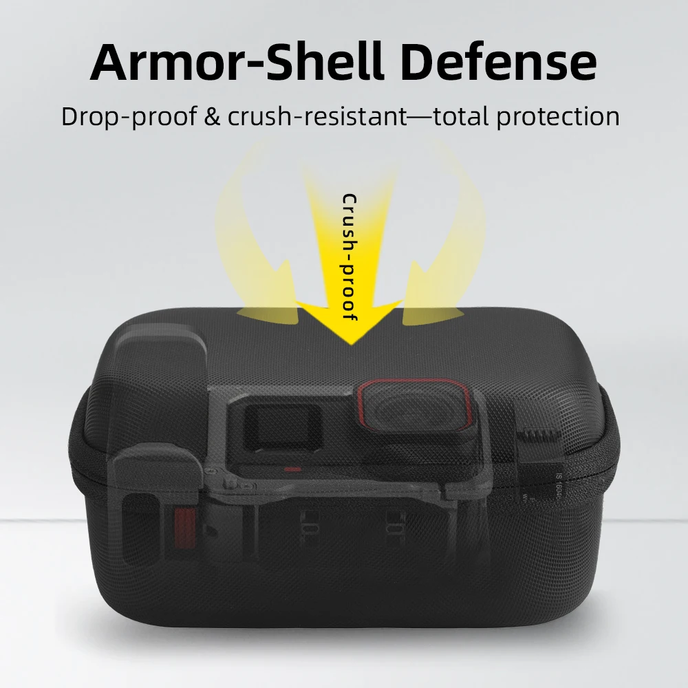 Flymile Ace Pro 2 مقبض قبضة حمل حقيبة التخزين ل Insta360 Ace Pro 2 اكسسوارات قفص الإطار حقيبة يد مع Carabiners