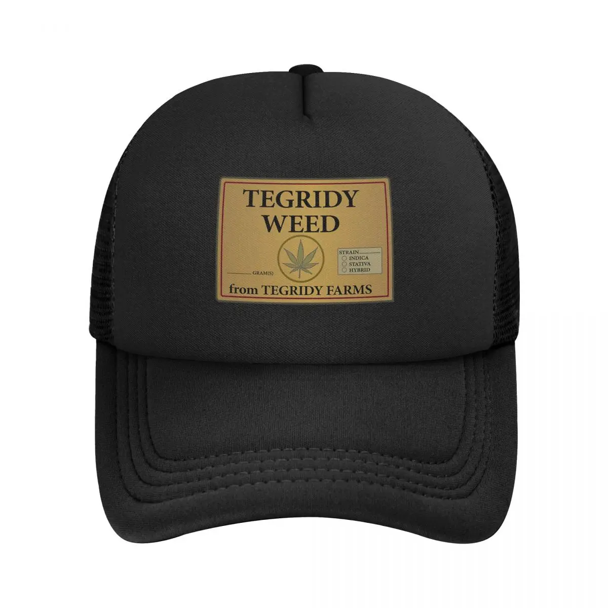 Tegridy Weed From Tegridy Farms Mesh Baseball Caps Snapback Fashion Baseball Hats Casual Casquette Outdoor For Men's And Women's