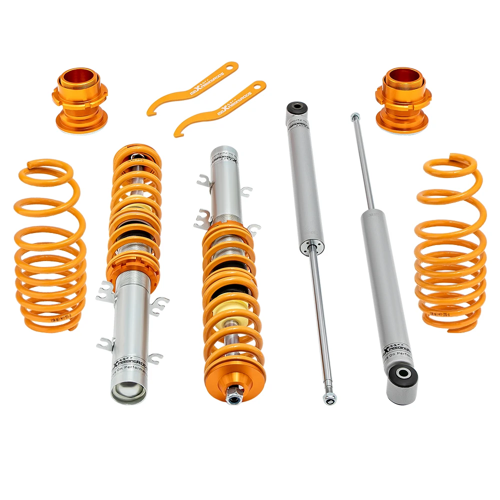 MaXpeedingrods Coilover Suspension Kit for Seat Leon 1999-2006 VW Golf IV New Beetle 9C1 1C1 FWD