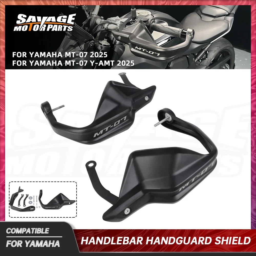 

For Yamaha MT-07 Motorcycle Handlebar Handguards MT07 Y-AMT 2025 Motorcycle Accessories Hand Guards Handlebar Protection Shield