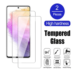 2Pcs Tempered Glass For Samsung Galaxy A13 A23 4G 5G Screen Protector for Samsung A33 A53 A73 Protective Transparent glass Film