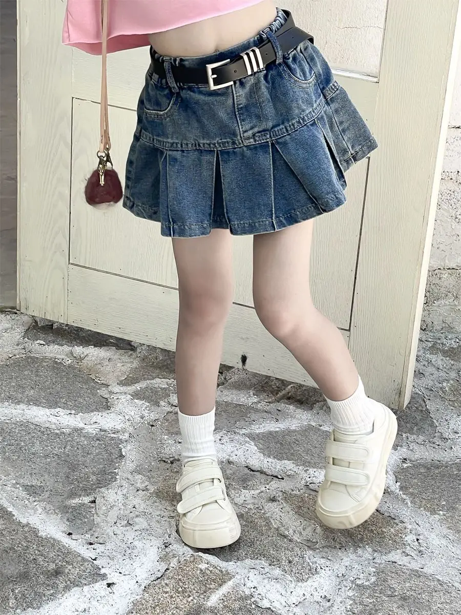 Children Baby Girl Korean Style A-line Skirt Fashion Half Skirts