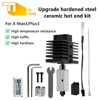 Upgrade Hotend For Qidi X Plus 3/X Max 3/X Smart 3/Q1 Pro Hardened Steel Nozzle Hotend 50W 3D Printer Accessories