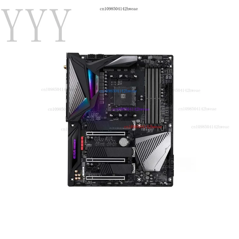 95% nuevo para GIGABYTE X570 AORUS MASTER AMD X570 DDR4 Socket AM4 ATX placa base