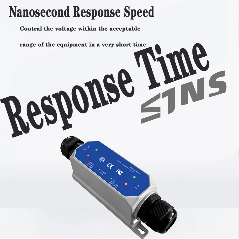 Estensore POE esterno da 2,5 Gigabit 120W, staffa POE impermeabile IP67, 100M/1000M/2500M/10G opzionale, custodia in metallo