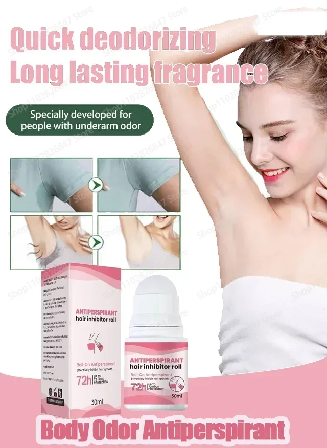 Underarm Deodorants Body Odor Spray Long Lasting Antiperspirant Hair Inhibitor Sweat Hair Removal Eliminate Bad Smell Skin Care