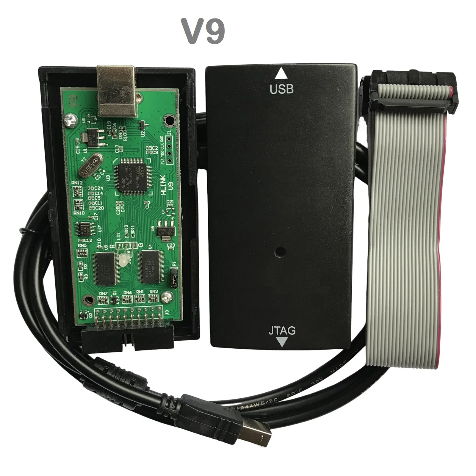 

JLINK V9 Debug Tool For J-LINK V9 ARM Emulator USB-JTAG Adapter Emulator STM32 ARM MCU