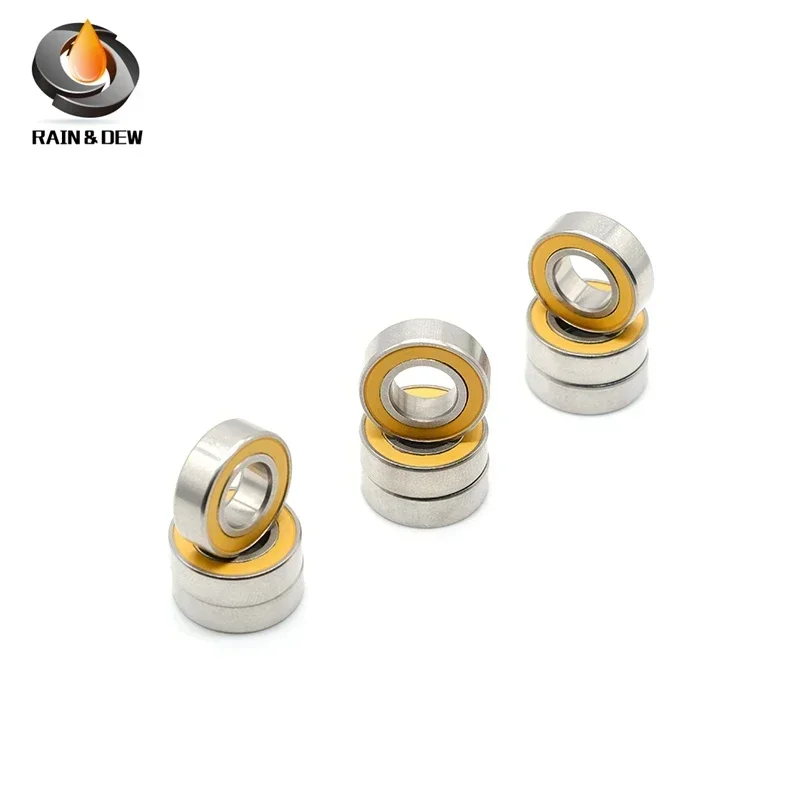 1PCS S688 2RS CB Ceramic Ball Bearing ABEC7 8x16x5 mm Model bearings S 688 RS CB Without Grease Fast Turning - Image 3