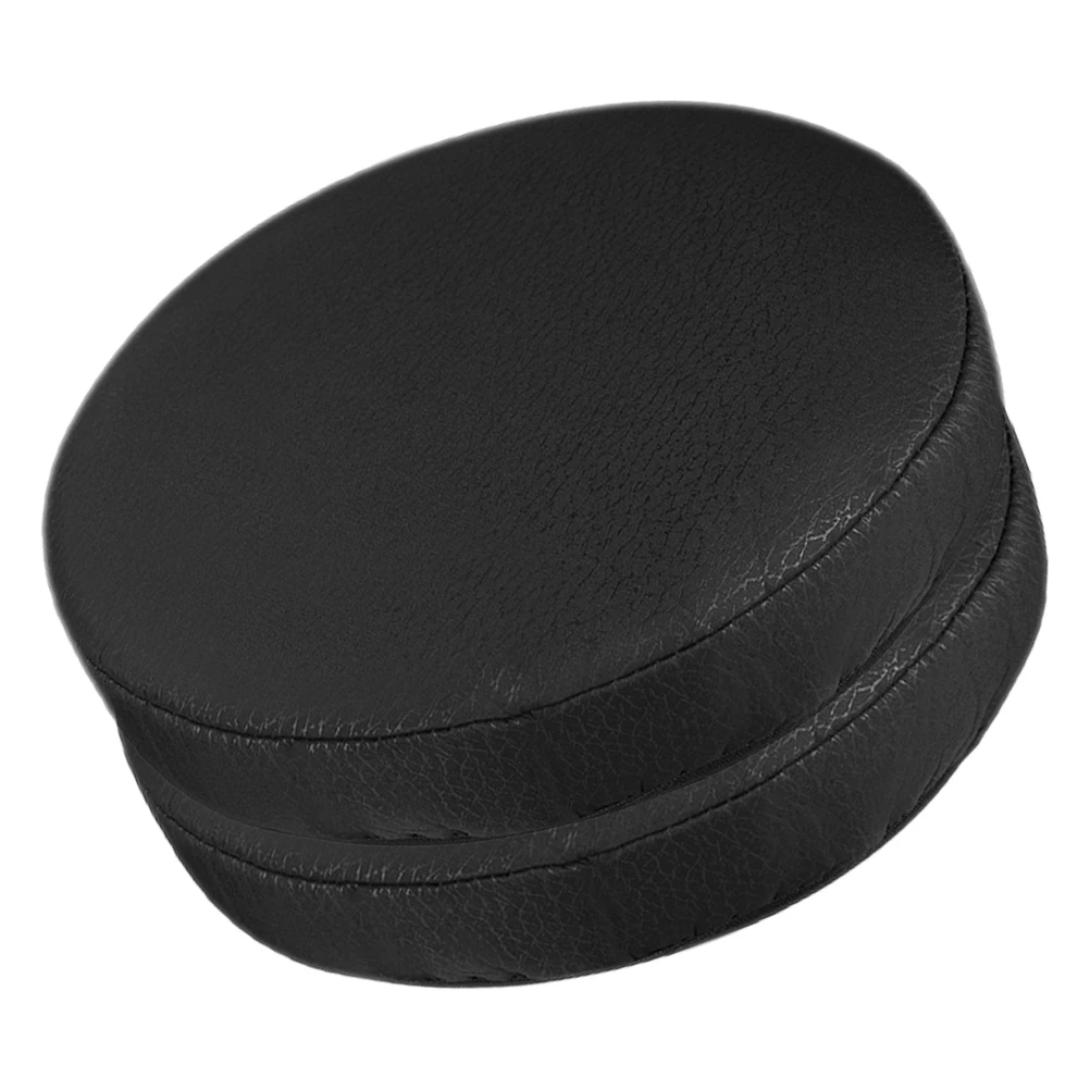 

2pcs Pu Stretch Chair Seat Cushions Detachable Covers For Round Bar Stool Seat Protector Wear Resistant Elastic