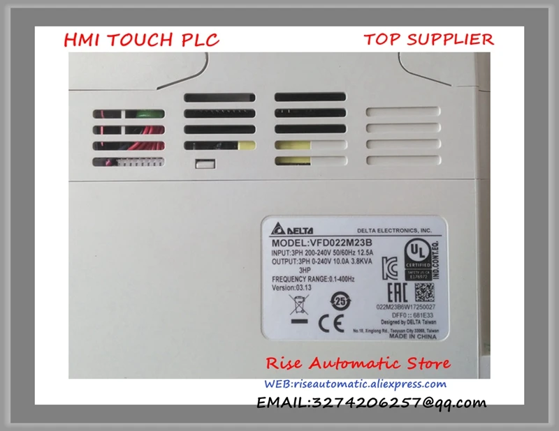

VFD-M Inverter AC 3 Phase 220V 2.2Kw 3HP 10A 400HZ New VFD022M23B