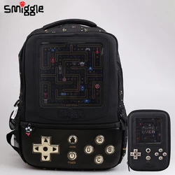 Genuine Australian Smiggle Schoolbag Student Stationery Children Gold Video Game Large Capacity Backpack Pencil Box Student Gift