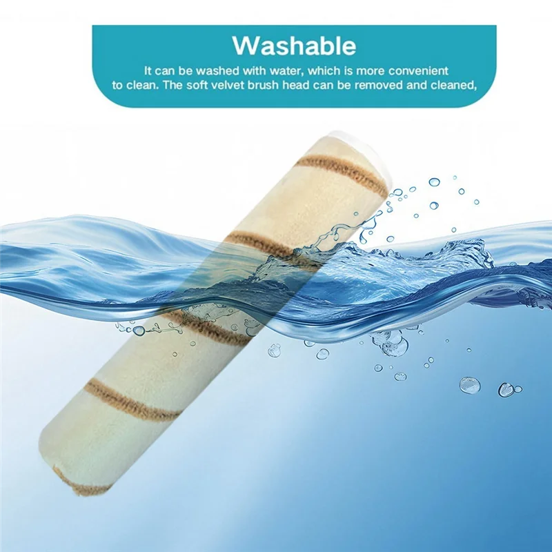 B47B-Staubsauger-Rollenbürste aus weichem Samt für Dreame P10 / Solo 10 / Power 11 – Hartholzbodenaufsatz