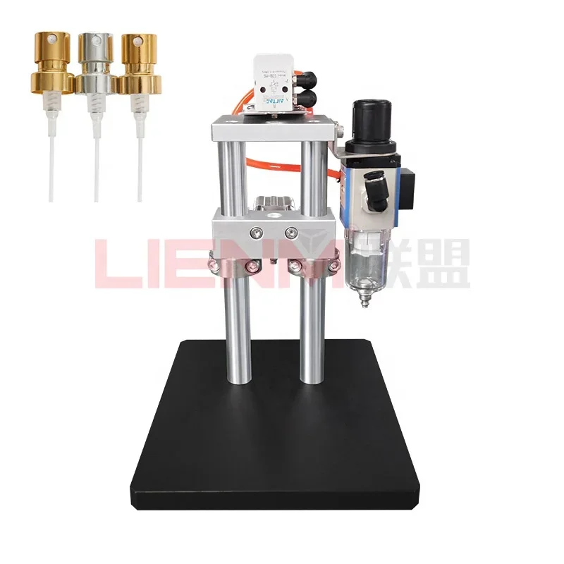 Semi-auto Perfume pump cutting machine tube cutter cosmetic pipe cutter