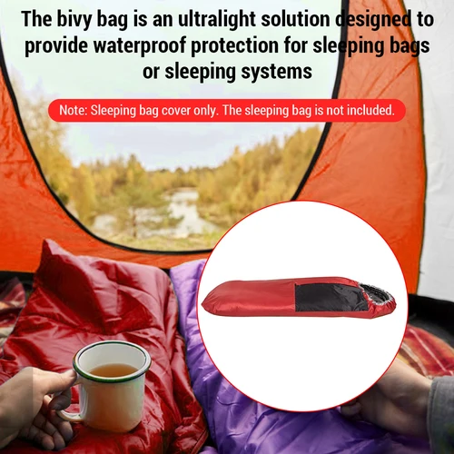 Imagen 2 del producto Saco de dormir ligero, funda resistente al frío, impermeable