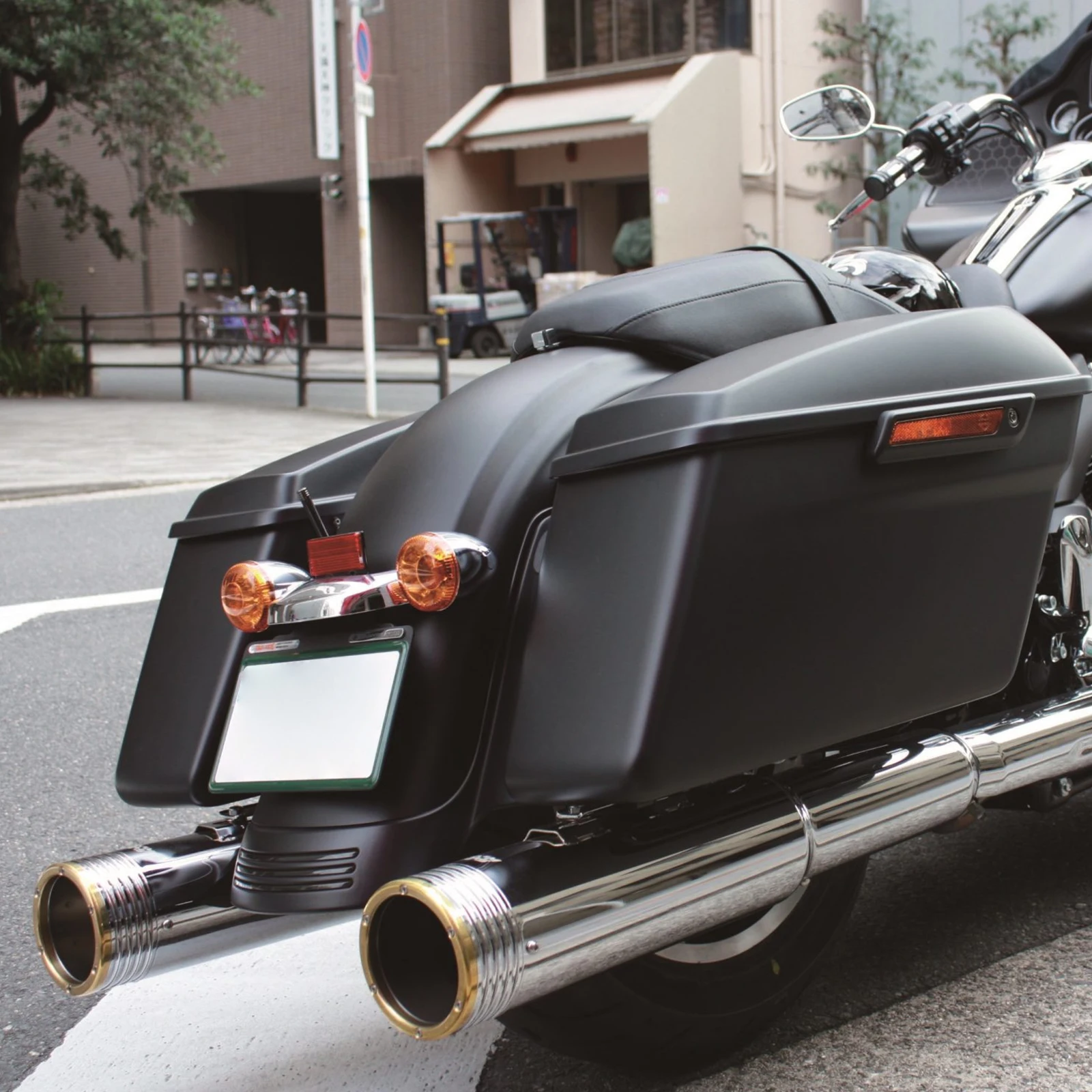 For Harley Electra Glide/Road Glide/Street Glide/Road King/Revival 2017-2025 Motorcycle Modifying Exhaust Pipes Slip-On Mufflers