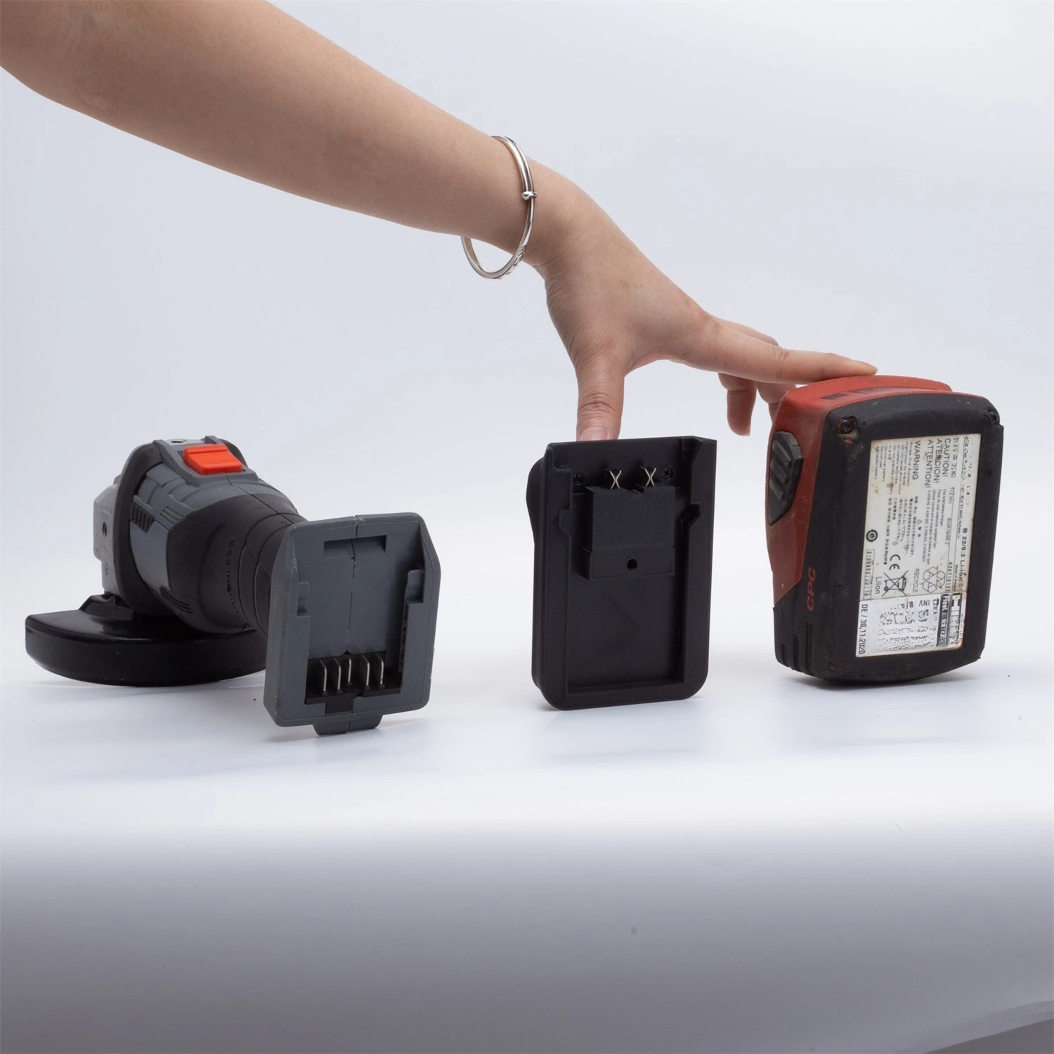 

For HILTI 22V B22 CPC Lithium Battery Converter Adapter To For Aldi Ferrex 20V Cordless Power Drill Tool Accessories(NO Battery)