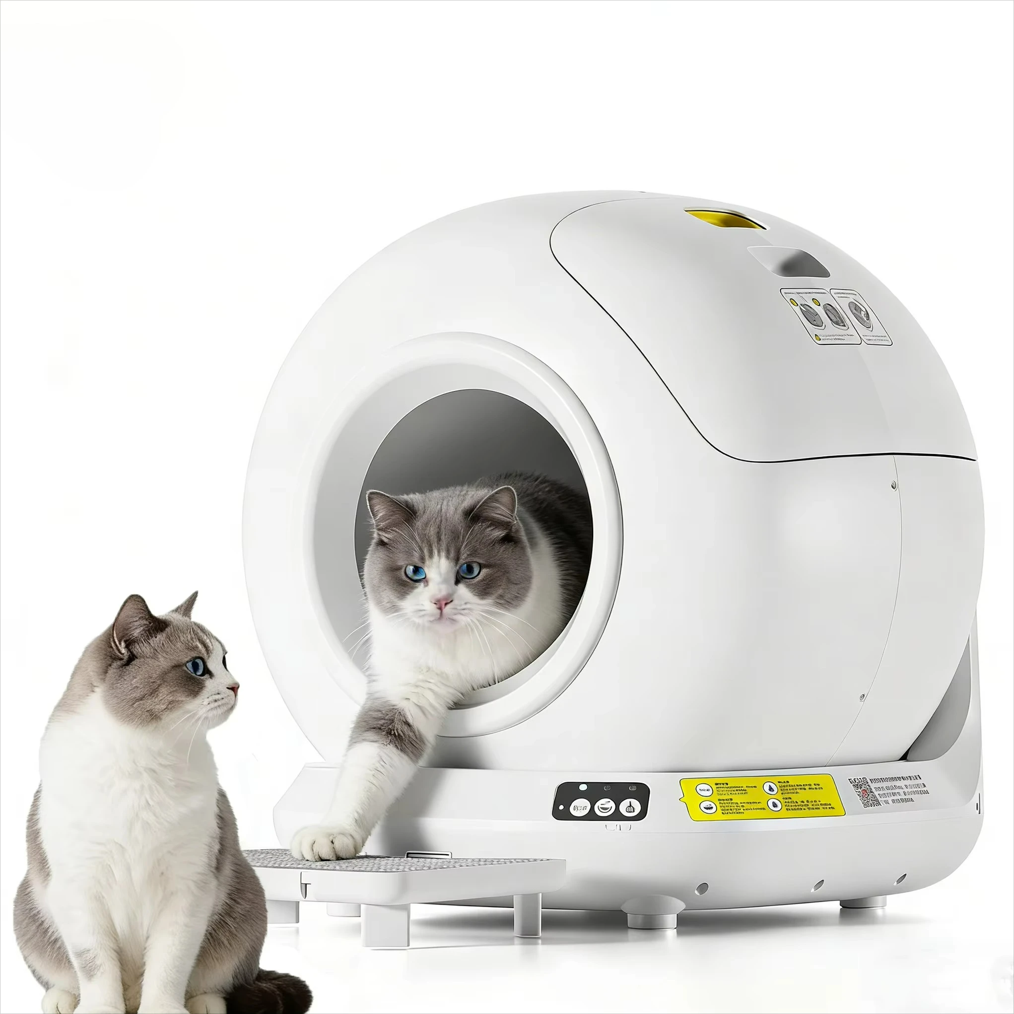 

Wholesale Automatic Cat Litter Box OEM Electric Self Cleaning Litter Box with APP Control Upgraded Safety Protection