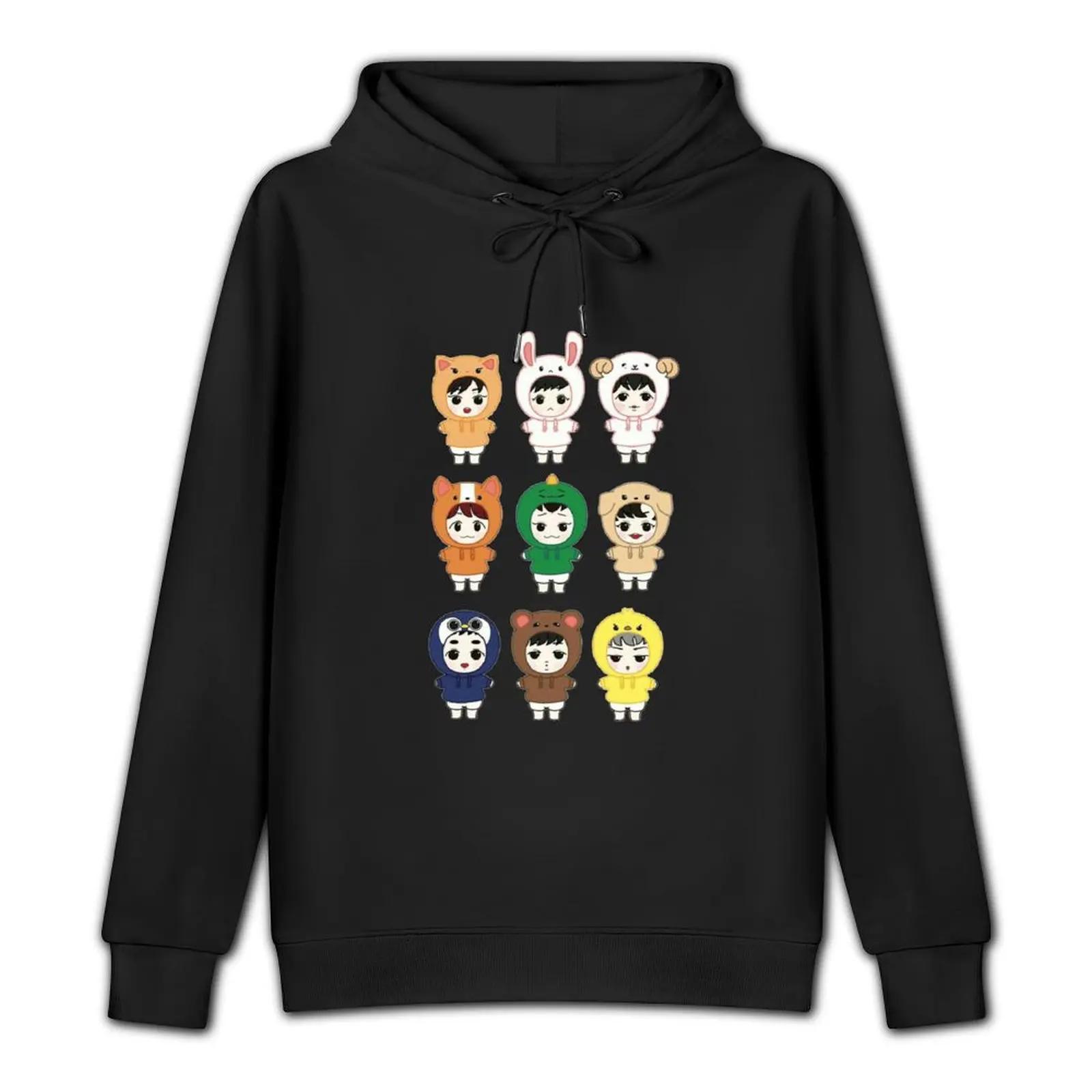 EXO.CUTIE.BABIES.IN.ONESIES Pullover Hoodie korean autumn clothes men's clothes men's sweat-shirt pullover hoodies