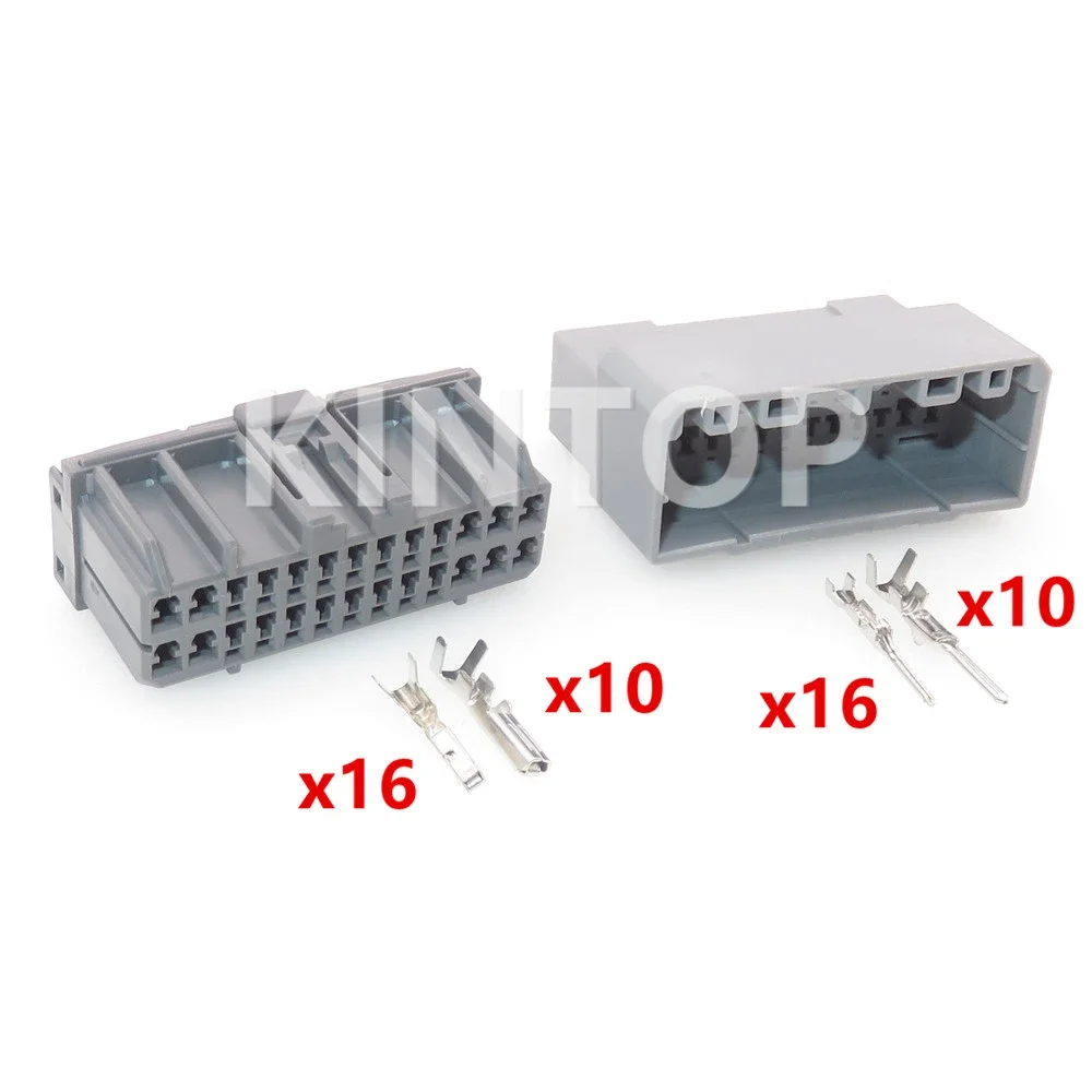1 Set 26 Pins Car AC Assembly Composite Connector 368136-6 174516-6 Automobile Transfer Box Computer Board Wiring Harness Socket
