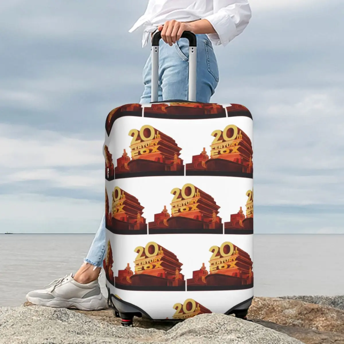 

Защитный чехол для чемодана Fox 20 века, эластичные защитные чехлы для дорожного багажа на 18-32 дюймов