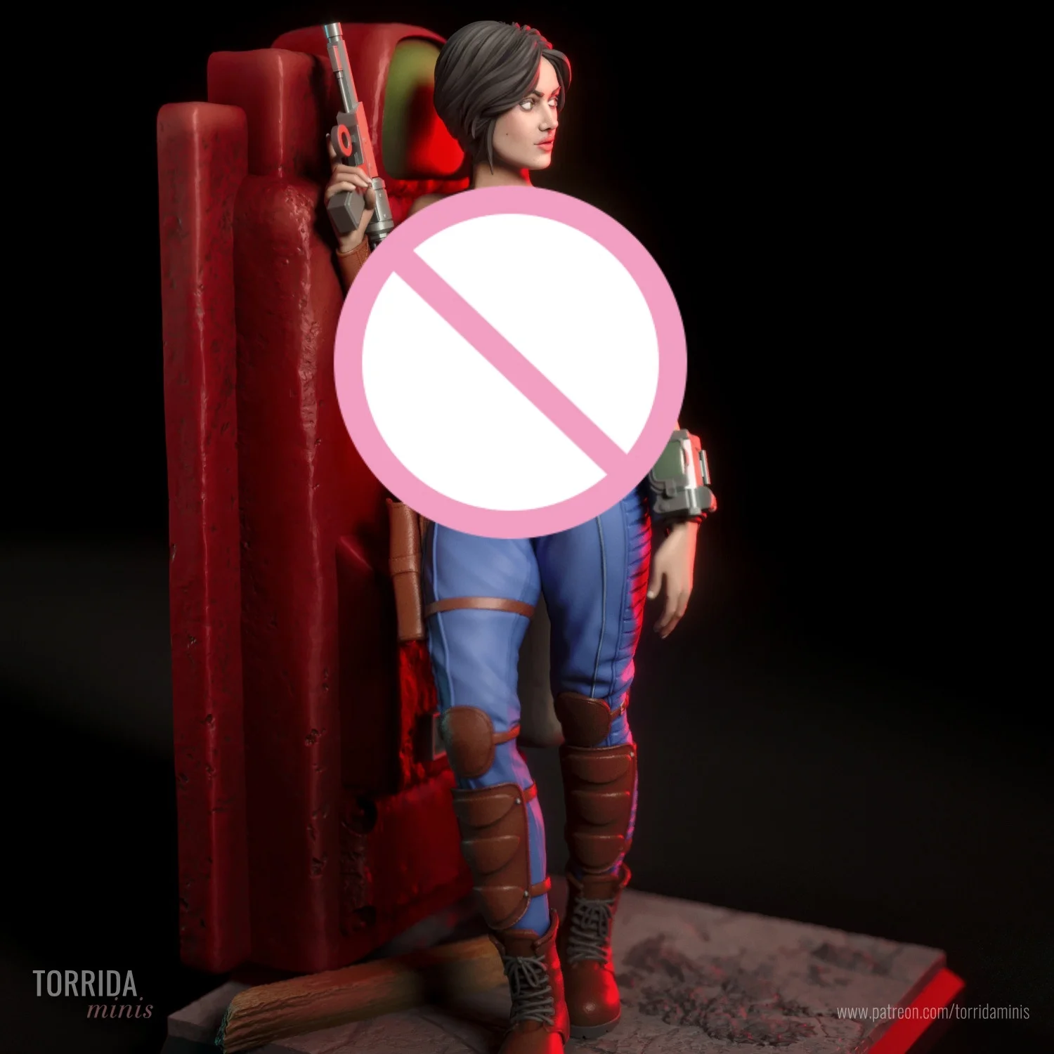 Figurka żywiczna Lucy w skali 1/24 DIY Dwie wersje Model Kit Niezmontowany Niepomalowany Rzeźba zabawka