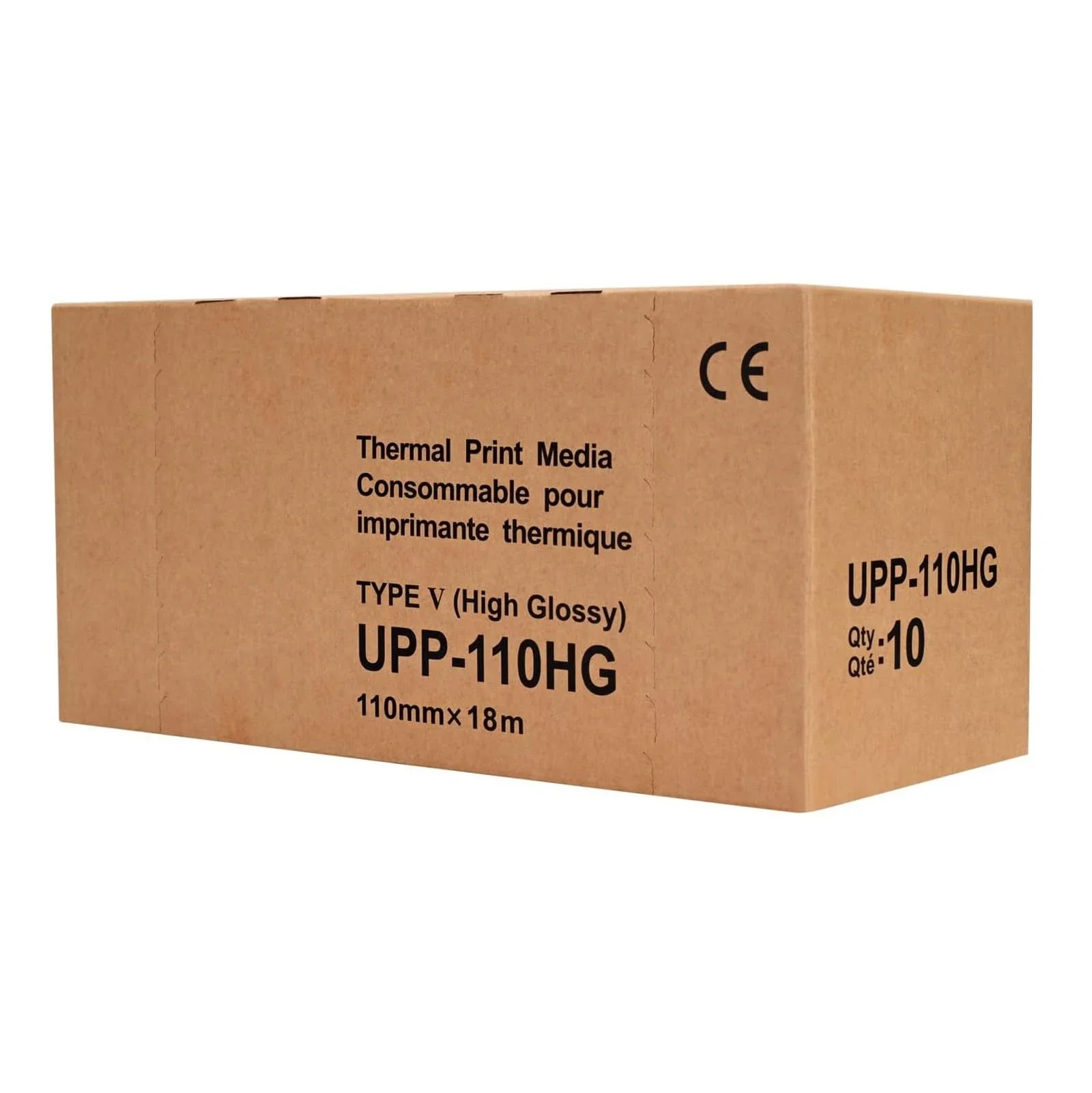 10 rollos de papel de impresión por ultrasonido Compatible con papel térmico altamente brillante UPP-110HG para Sony